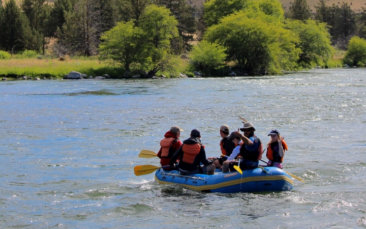 rafting expedition for teens